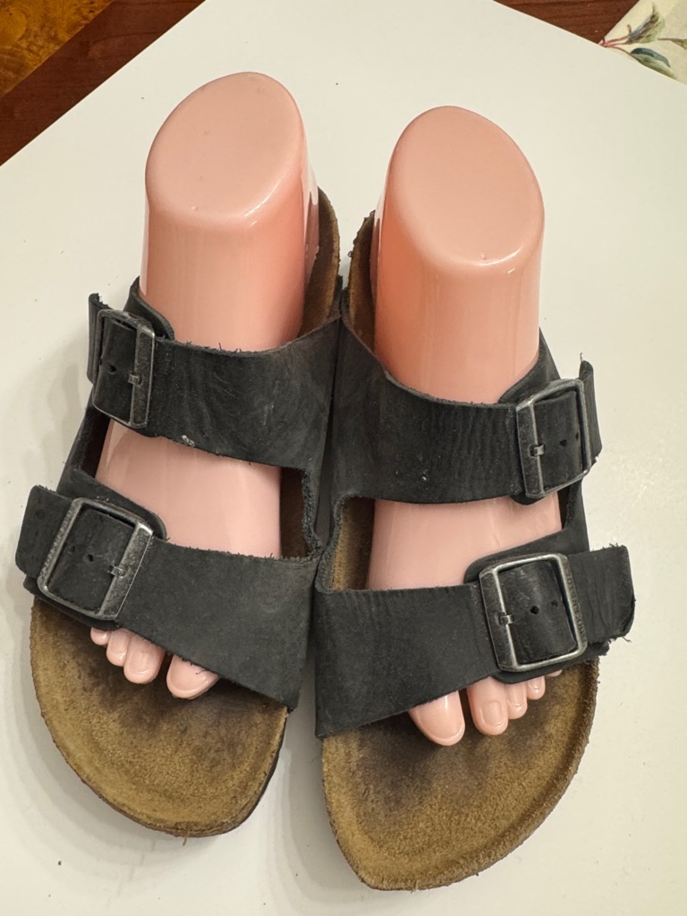 Birkenstock Black Double-Buckle slipper for women  size 41